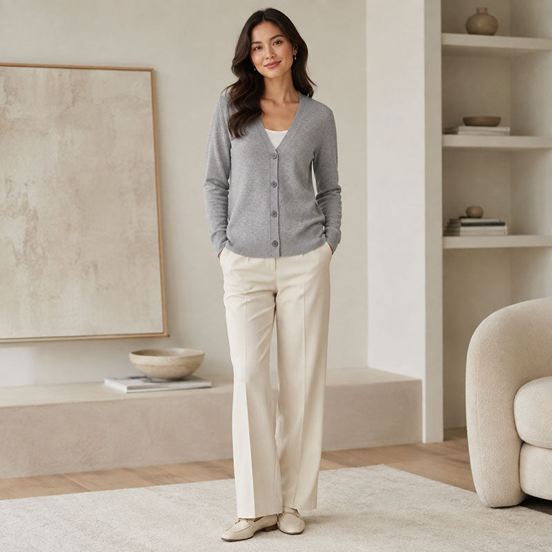 Evelyn V-Neck Cardigan