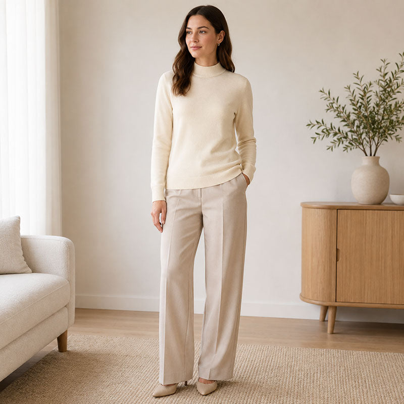 Maisie Mock-Neck Jumper